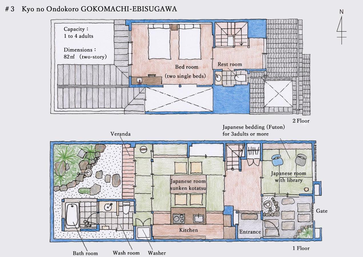 Kyo no Ondokoro Gokomachi Ebisugawa #3 Kioto Zewnętrze zdjęcie